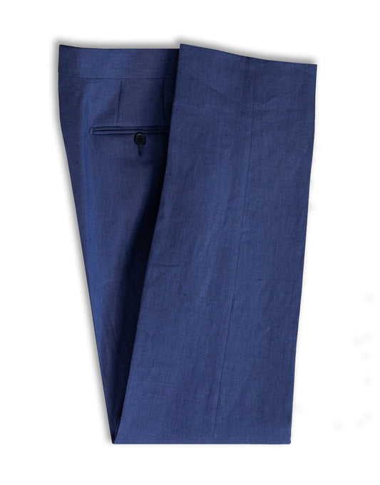 Pantalón Liso Azul Medio